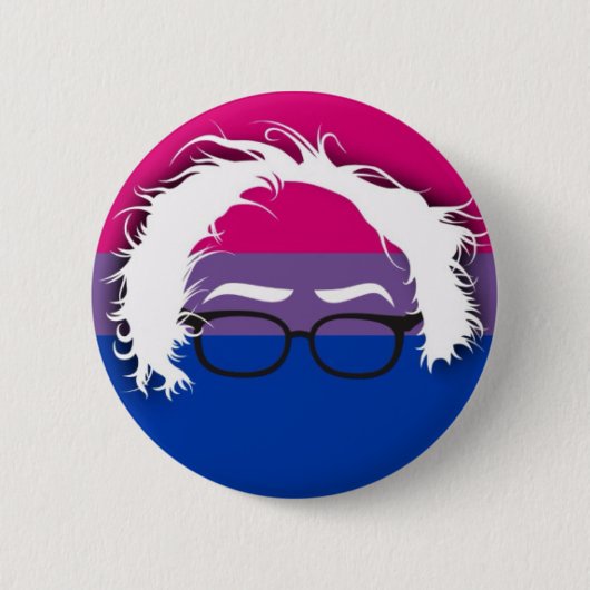 Bisexuals voor Bernie Sanders Ronde Button 5,7 Cm (Voorkant)