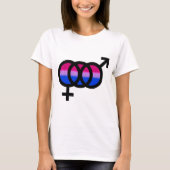 Bisexueel symbool t-shirt (Voorkant)