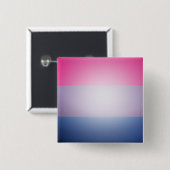 BISEXUELE 3D-KLEUREN -.png Vierkante Button 5,1 Cm (Voorkant /achterkant)
