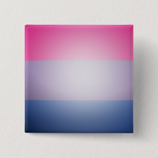 BISEXUELE 3D-KLEUREN -.png Vierkante Button 5,1 Cm (Voorkant)