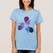 BISEXUELE PRIDE BURST -.png T-shirt (Voorkant)