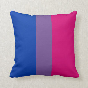 BISEXUELE PRIDE STRIPED VERTICALE - 2014 PRIDE.png Kussen