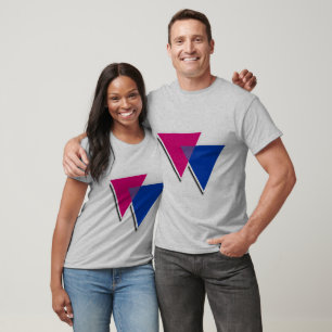 BISEXUELE TRIANGELE SYMBOOL 3D T-SHIRT