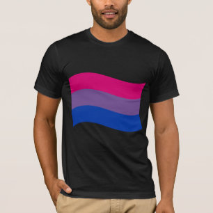 BISEXUELE VLAG WATEREN T-SHIRT