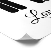 BISEXUELE WEDDING LOVE IS VERLIESD -.png Poster (Hoek)