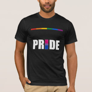 BISEXUELE WOORDVLAG T-SHIRT