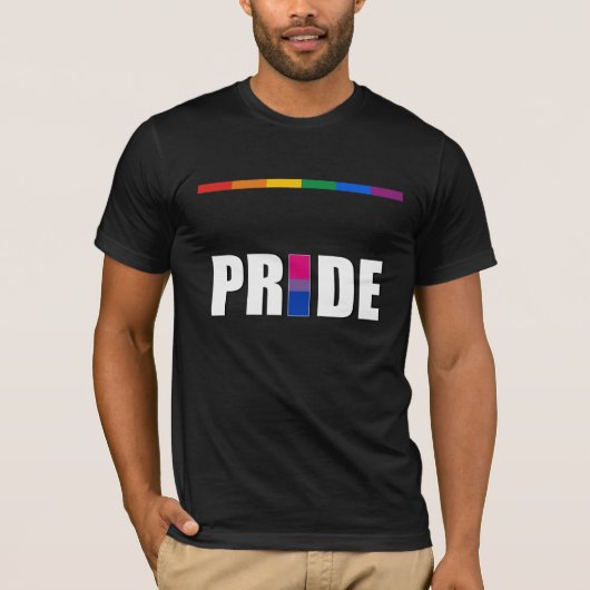 BISEXUELE WOORDVLAG T-SHIRT (Voorkant)
