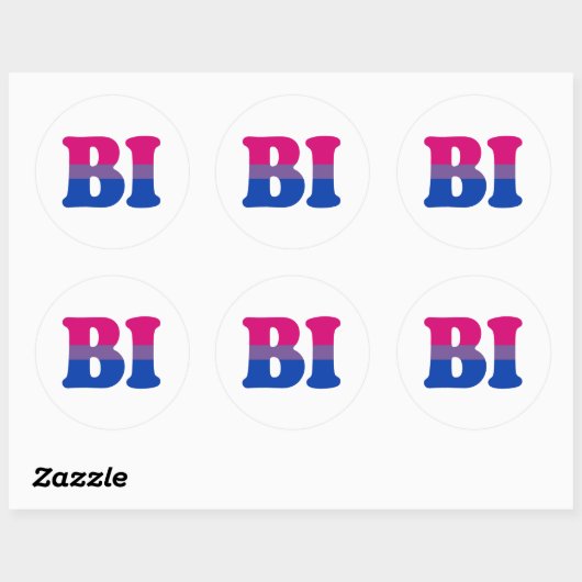 BISEXUT 1 RONDE STICKER (Vel)