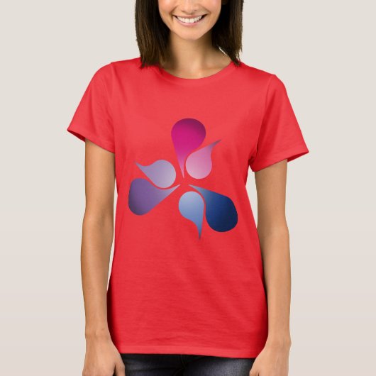 BISEXUT PRIDE BURST T-SHIRT (Voorkant)