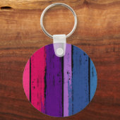 BISEXUT PRIDE INK BAR -.png Sleutelhanger (Voorkant)