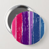 BISEXUT PRIDE INK BAR RONDE BUTTON 4,0 CM (Voorkant /achterkant)