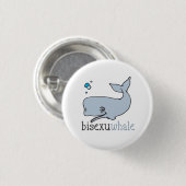 BISEXUWHALE RONDE BUTTON 3,2 CM (Voorkant /achterkant)