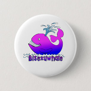 Bisexuwhale Ronde Button 5,7 Cm