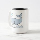 BISEXUWHALE TWEEKLEURIGE KOFFIEMOK (Voorkant links)