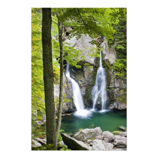Bish Bash Falls in Bish Bash Falls State Park Foto Afdruk (Voorkant)