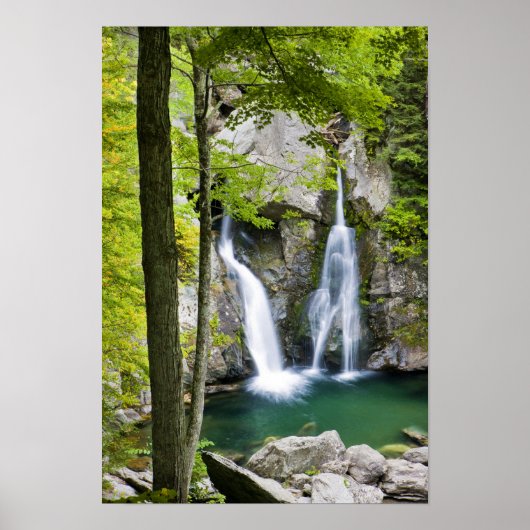 Bish Bash Falls in Bish Bash Falls State Park Poster (Voorkant)