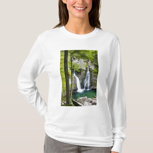 Bish Bash Falls in Bish Bash Falls State Park T-shirt (Voorkant)