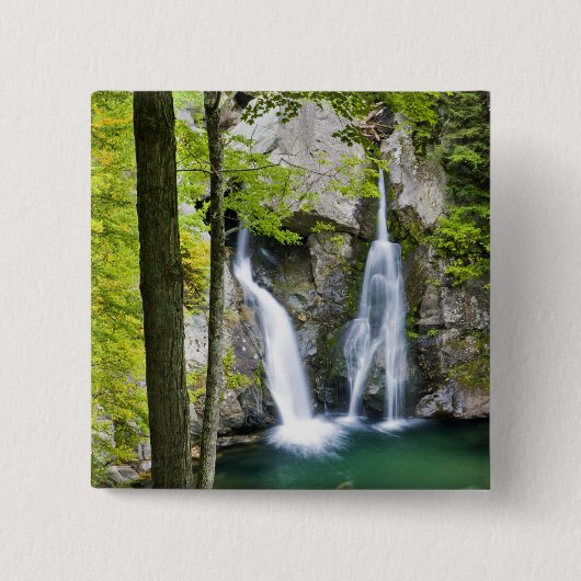 Bish Bash Falls in Bish Bash Falls State Park Vierkante Button 5,1 Cm (Voorkant)