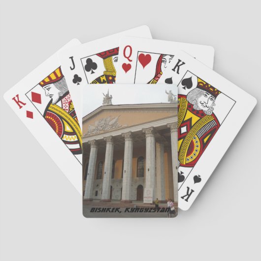 Bishkek Frunze Opera House Speelkaarten (Achterkant)