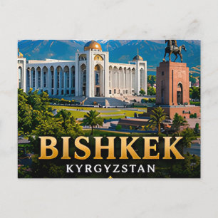 Bishkek Kirgizië Bergpoort 🏔️ Briefkaart