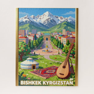 Bishkek Kirgizische Bergen Reizen Legpuzzel