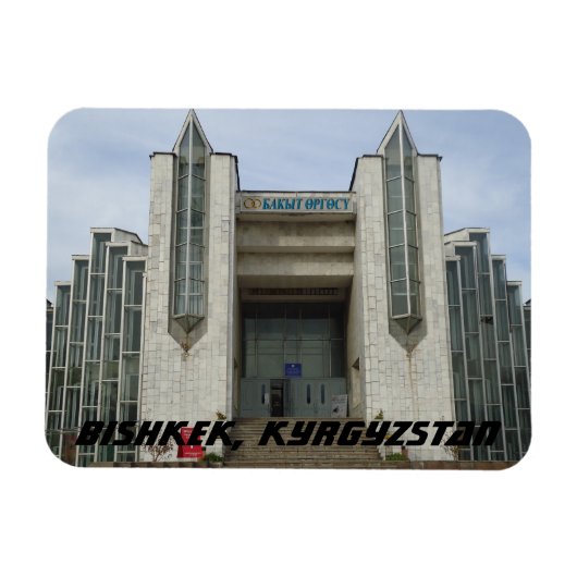Bishkek Wedding Palace - Kirgizië Magneet (Horizontaal)
