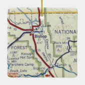 Bishop CA en Keough Hot Springs Keramisch Ornament (Achterkant)