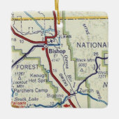 Bishop CA en Keough Hot Springs Keramisch Ornament (Voorkant)