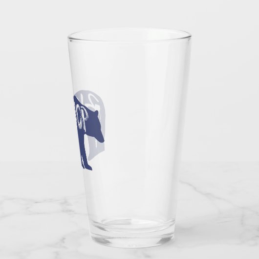 Bishop California Beer Glas (Links)