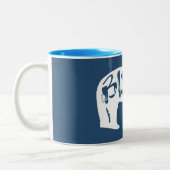 Bishop California Beer Tweekleurige Koffiemok (Links)