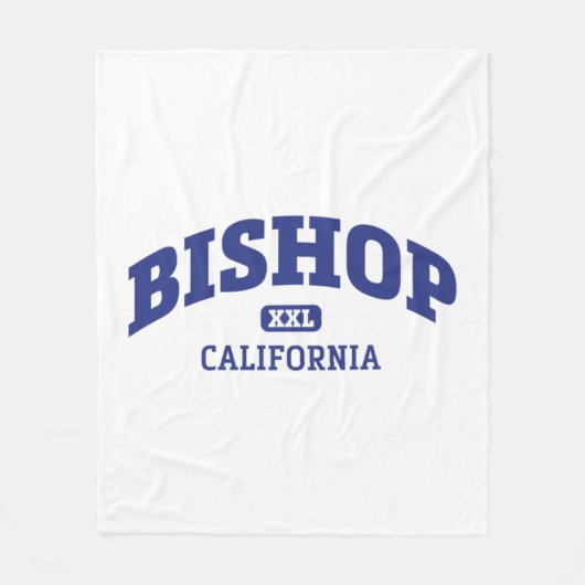 Bishop California College Style Rock Climbing Fleece Deken (Voorkant)
