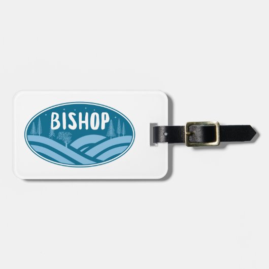 Bishop California Outdoors Bagagelabel (Voorkant horizontaal)