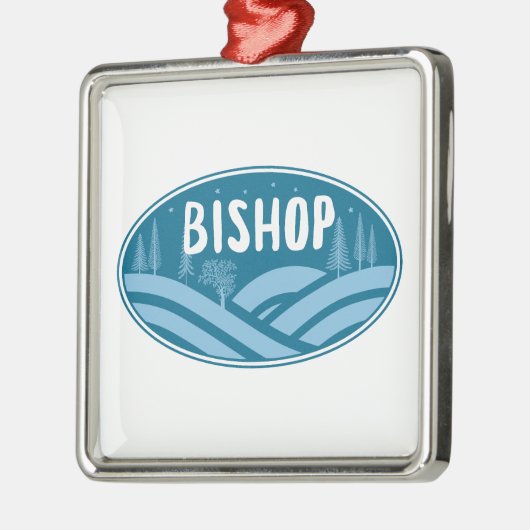 Bishop California Outdoors Metalen Ornament (Links)