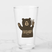 Bishop California Peace Bear Glas (Voorkant)