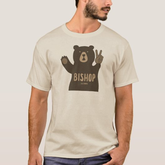 Bishop California Peace Bear T-shirt (Voorkant)