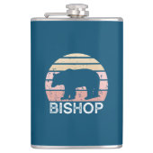 Bishop California Retro Beer Heupfles (Voorkant)