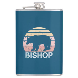 Bishop California Retro Beer Heupfles