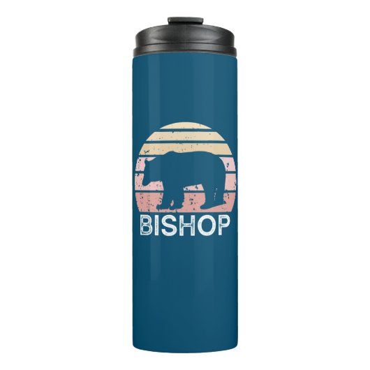 Bishop California Retro Beer Thermosbeker (Voorkant)