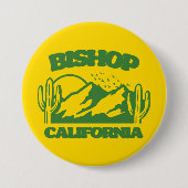 Bishop California Ronde Button 7,6 Cm (Voorkant)