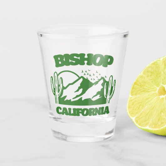 Bishop California Shot Glas (Voorkant)