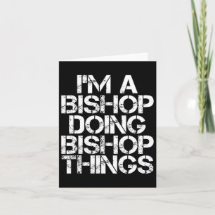 Bishop Funny Surname Family Tree Birthday Reunion Kaart