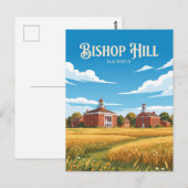 Bishop Hill (Illinois) Briefkaart (Voorkant / Achterkant)