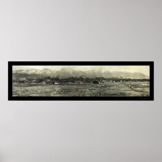 Bishop Inyo County CA Foto 1911 Poster (Voorkant)
