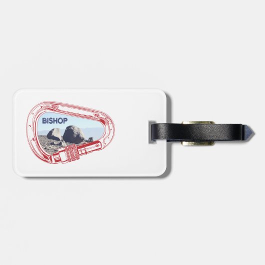Bishop Klim Carabiner Bagagelabel (Achterkant horizontaal)