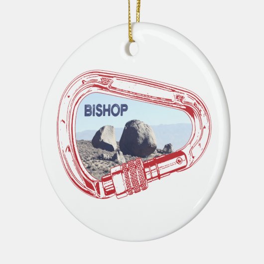 Bishop Klim Carabiner Keramisch Ornament (Links)