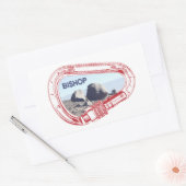 Bishop Klim Carabiner Rechthoekige Sticker (Envelop)