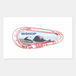 Bishop Klim Carabiner Rechthoekige Sticker