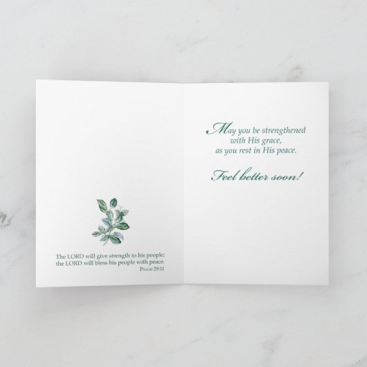 Bishop krijgt goed, Rest in Cross van onze Heer Kaart (Binnen)