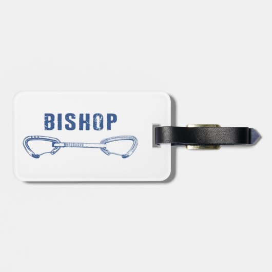 Bishop Rock climax Quickdraw Bagagelabel (Achterkant horizontaal)