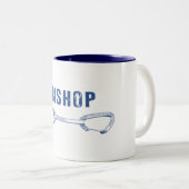 Bishop Rock climax Quickdraw Tweekleurige Koffiemok (Voorkant rechts)